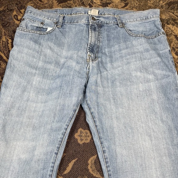 Vtg Y2K Gap East Authentic Straight Leg Jeans Mens Size 40x30 Distressed - Picture 2 of 10